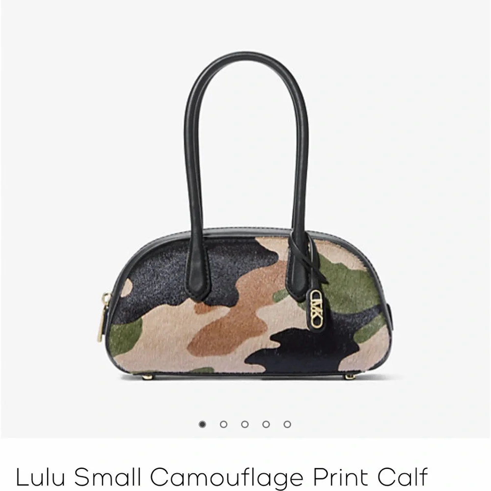 MK Camouflage Print Calf Hair Satchel NWT